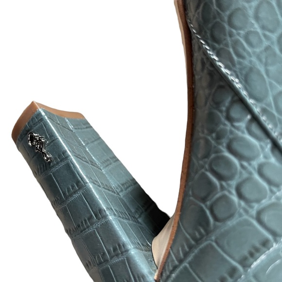 Sam Edelman Leather Pointed Toe Ankle Boots Size 8 - Picture 4 of 7